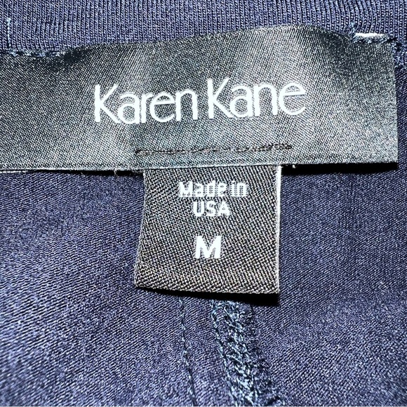 Karen Kane Dark Blue Fringe Dress Size Medium NWT - Picture 7 of 7